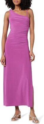 The Drop Women's Lupita Draped One-Shoulder Maxi Dress