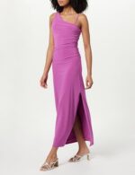 The Drop Women's Lupita Draped One-Shoulder Maxi Dress