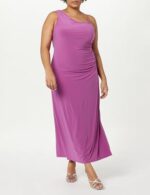 The Drop Women's Lupita Draped One-Shoulder Maxi Dress