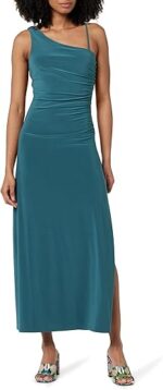 The Drop Women's Lupita Draped One-Shoulder Maxi Dress