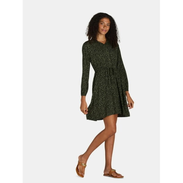 Time and Tru Soft Shirtdress, Women's and Women's Plus, Size XS-4X