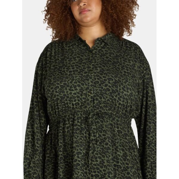 Time and Tru Soft Shirtdress, Women's and Women's Plus, Size XS-4X