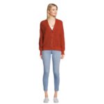 Time and Tru Women's Boyfriend Cardigan