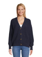 Time and Tru Women's Boyfriend Cardigan