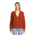 Time and Tru Women's Boyfriend Cardigan