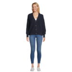 Time and Tru Women's Boyfriend Cardigan