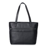 Time and Tru Women's Vale Tote Handbag, Black