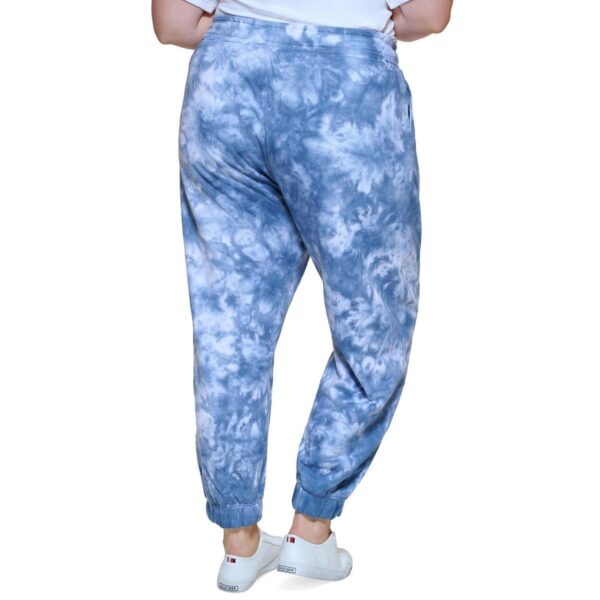 Tommy Hilfiger Sport Womens Blue Logo Tie Dye Jogger Pants Plus 2X BHFO 1827