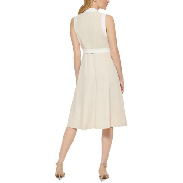 Tommy Hilfiger Womens Surplice V-Neck Sleeveless Midi Dress BHFO 2724