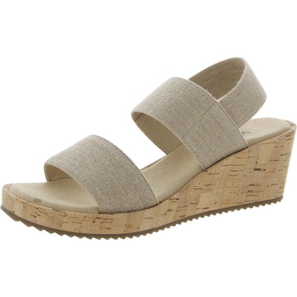 VANELi Womens Chila Slingback Open Toe Heeled Wedge Sandals Shoes BHFO 1053