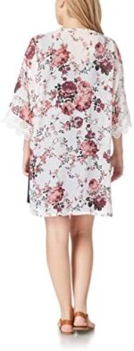 WallFlower Women's Sleeveless Swing Dress & Printed Kimono Set