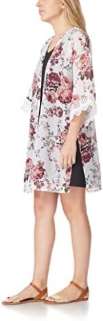 WallFlower Women's Sleeveless Swing Dress & Printed Kimono Set