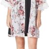 WallFlower Women's Sleeveless Swing Dress & Printed Kimono Set