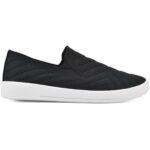 White Mountain Womens Upbear Black Slip-On Sneakers 10 Medium (B,M) BHFO 3290