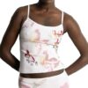 Women Y2k Floral Print Tank Top Spaghetti Strap Sleeveless Crop Cami Top Aesthetic Going Out Top