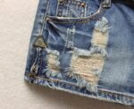 Women's Low Rise Waist Summer Ripped Distressed Frayed Denim Shorts Sexy Jeans