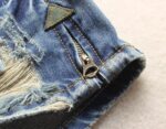 Women's Low Rise Waist Summer Ripped Distressed Frayed Denim Shorts Sexy Jeans