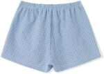 Y2k Women Pajamas Shorts Low Rise Pj Sleep Shorts Plaid Boxer Sleeping Shorts Sleepwear Micro Bottoms Lounge Shorts