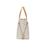 ZINTVVD Womens Checkered Tote Shoulder Bag with inner pouch - PU Vegan Leather Shoulder Satchel Fashion Bags -Cream checkered