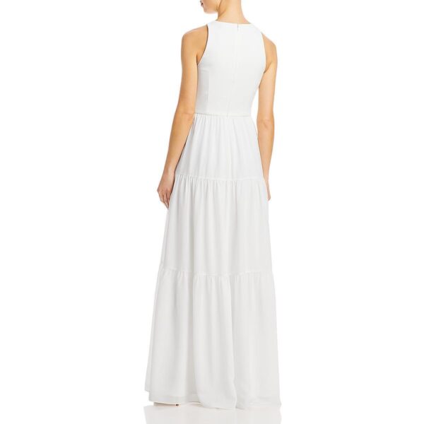 Aidan by Aidan Mattox Womens Crepe Tiered Evening Dress Gown BHFO 5804