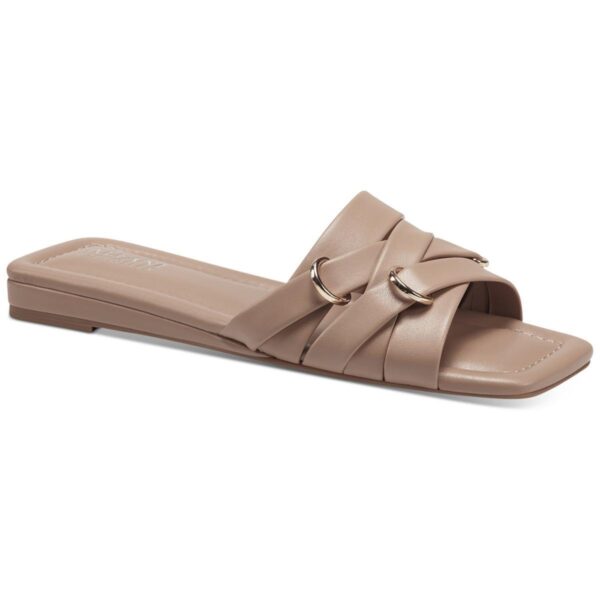 Alfani Womens IVY Faux Leather Open Toe Casual Flatform Sandals Shoes BHFO 7469