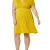 Amazon Essentials Women's Surplice Dress (Available in Plus Size)