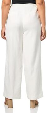 Anne Klein Women's Fly Frt Wide Leg Trouser (The Jillian) L