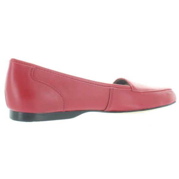 Array Womens Freedom Red Leather Slip On Loafers Shoes 9 Medium (B,M) BHFO 9372