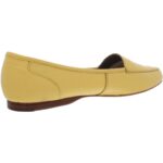 Array Womens Freedom Yellow Leather Loafers Shoes 8.5 Narrow (S) BHFO 8827