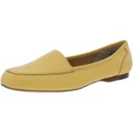 Array Womens Freedom Yellow Leather Loafers Shoes 8.5 Narrow (S) BHFO 8827