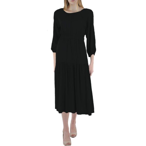 ASTR the Label Womens Black Cut-Out Long Daytime Maxi Dress XS BHFO 5493