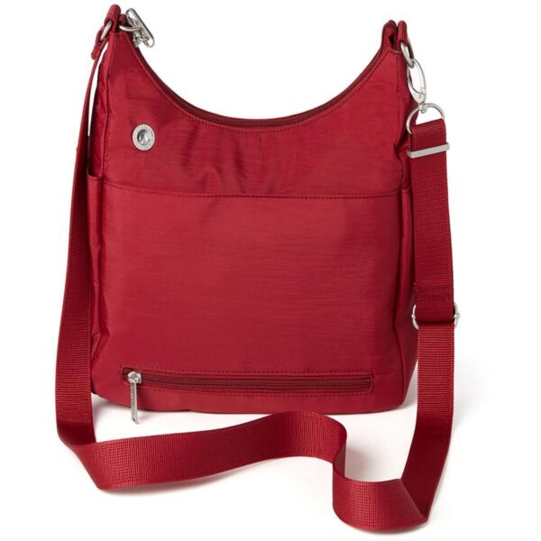 Baggallini Womens Red Anti-Theft Shoulder Handbag Purse Medium BHFO 6022