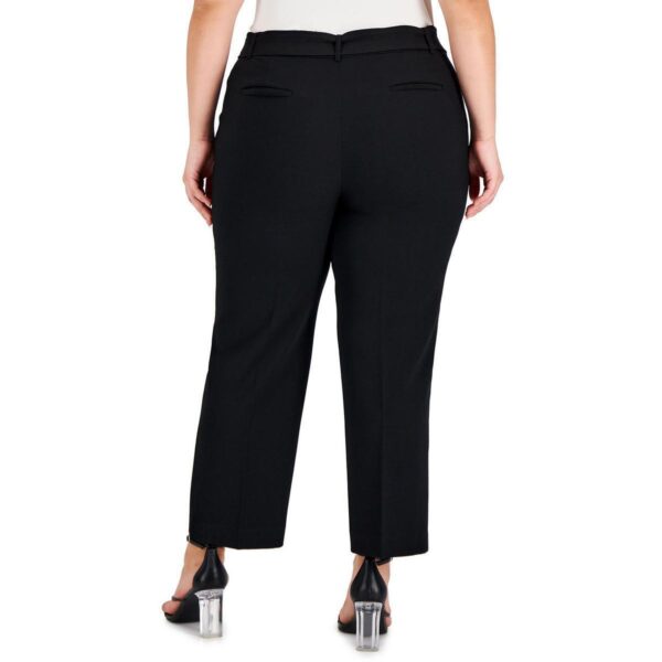 Bar III Womens Black Crepe Business Dress Pants Trousers Plus 16W BHFO 5890