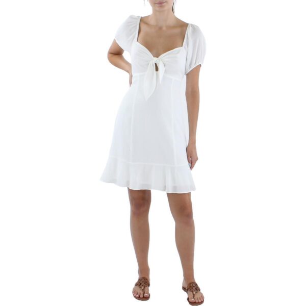 BCBGeneration Womens Square Neck Short Summer Mini Dress BHFO 4497