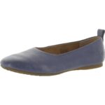 Born Womens Beca Navy Leather Ballet Flats Shoes 11 Medium (B,M) BHFO 0926