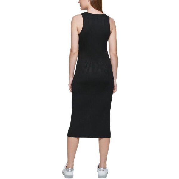 Calvin Klein Jeans Womens Black Daytime Midi Bodycon Dress Petites PXL BHFO 3043