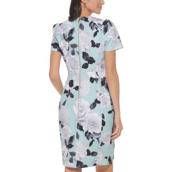 Calvin Klein Womens Floral Knee Length Special Occasion Midi Dress BHFO 1717