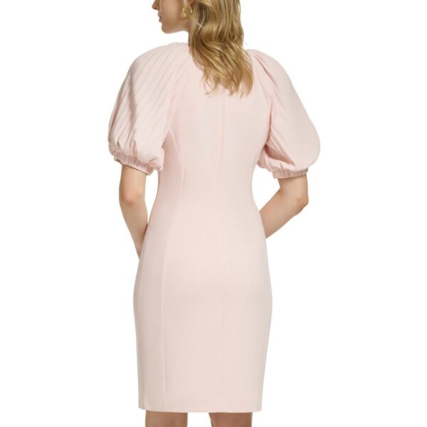 Calvin Klein Womens Pink Office Career Work Wear Sheath Dress 2 BHFO 3963