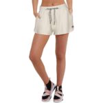 Champion Womens Ivory Drawstring Hem Fitness Workout Shorts M BHFO 7193