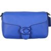 Coach Womens Tabby Blue Leather Crossbody Purse Shoulder Handbag Small BHFO 3902