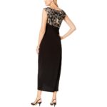 Connected Apparel Womens Faux-Wrap Formal Evening Dress Gown Petites BHFO 0752