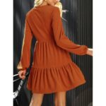 CUPSHE Bernadette Ribbed Tiered Mini Dress