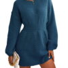 CUPSHE Women's Textured Knit Mini Sweater Dress