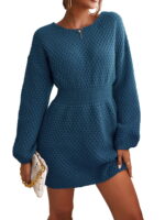 CUPSHE Women's Textured Knit Mini Sweater Dress