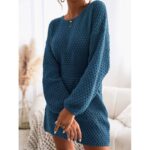 CUPSHE Women's Textured Knit Mini Sweater Dress