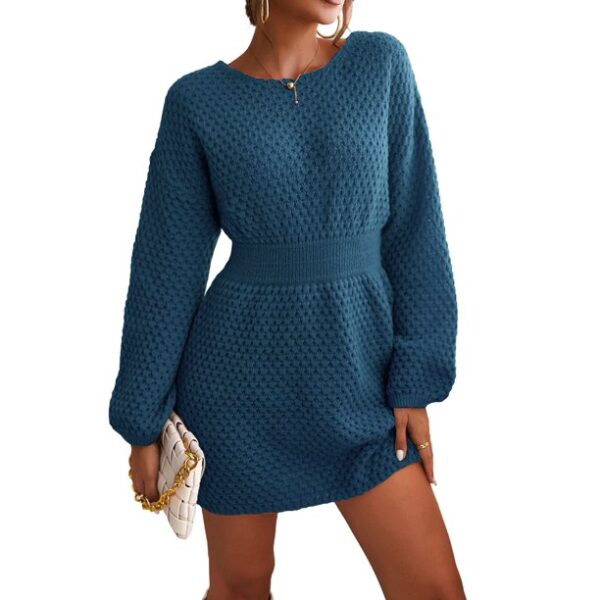 CUPSHE Women's Textured Knit Mini Sweater Dress