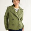 Free Assembly Women's Cropped Trench Coat, Sizes XS-XXL