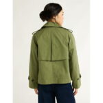 Free Assembly Women's Cropped Trench Coat, Sizes XS-XXL