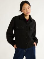 Free Assembly Women's Cropped Utility Jacket, XS-XXL