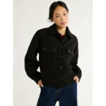 Free Assembly Women's Cropped Utility Jacket, XS-XXL